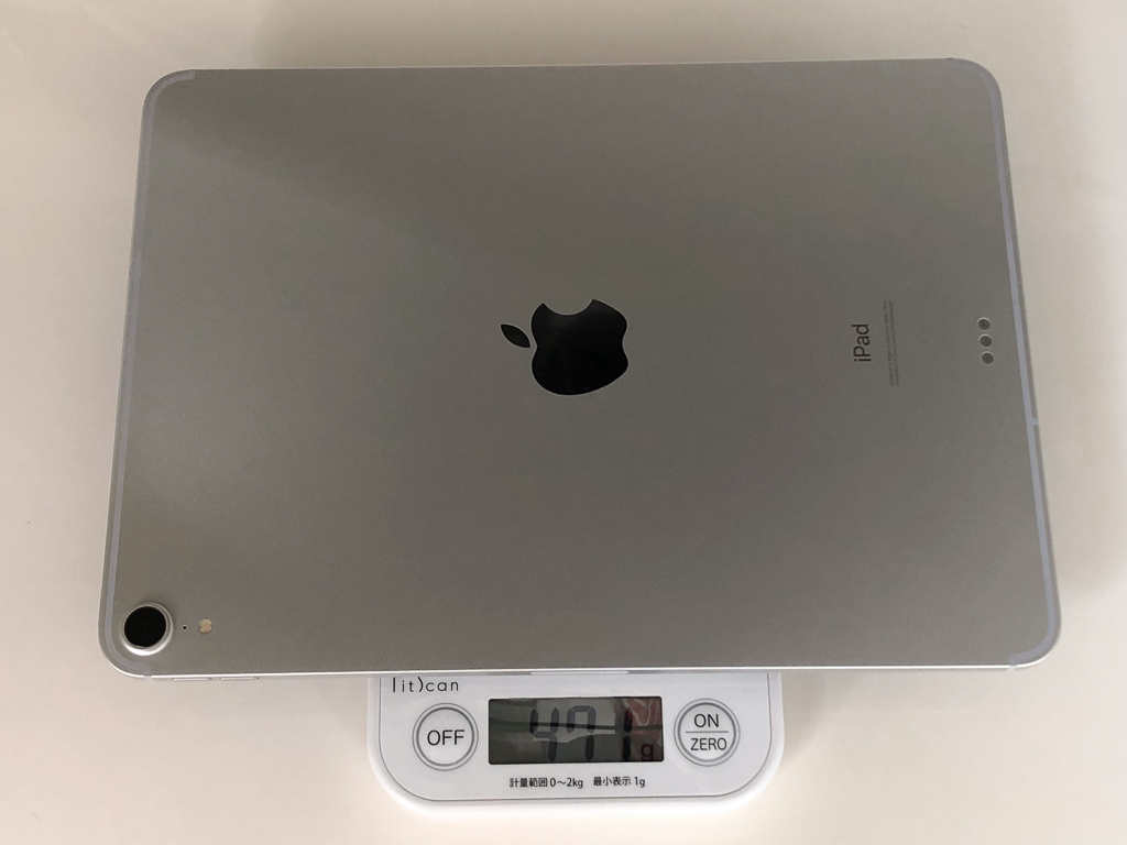 iPad Pro 11インチ 重さ: 471g